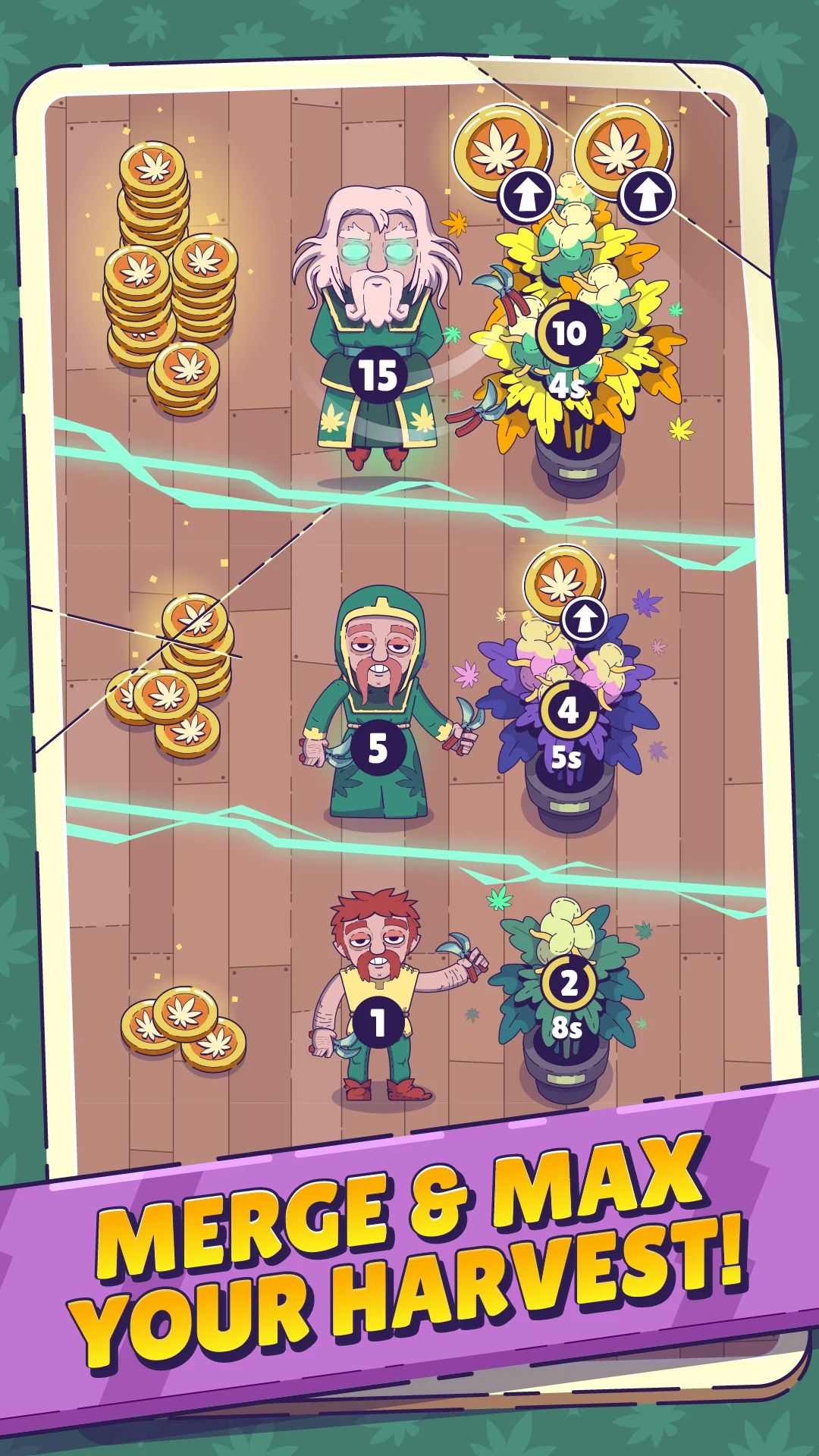 Weed Train : Idle Grow Tycoon screenshot