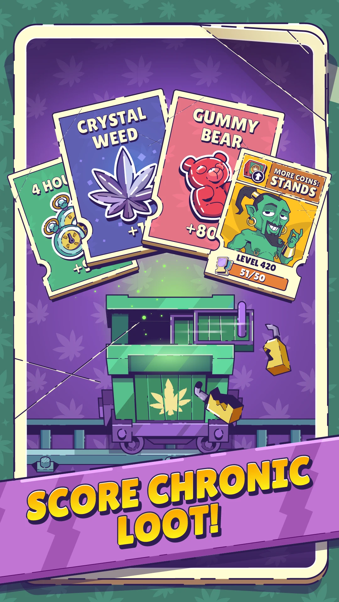 Weed Train : Idle Grow Tycoon screenshot