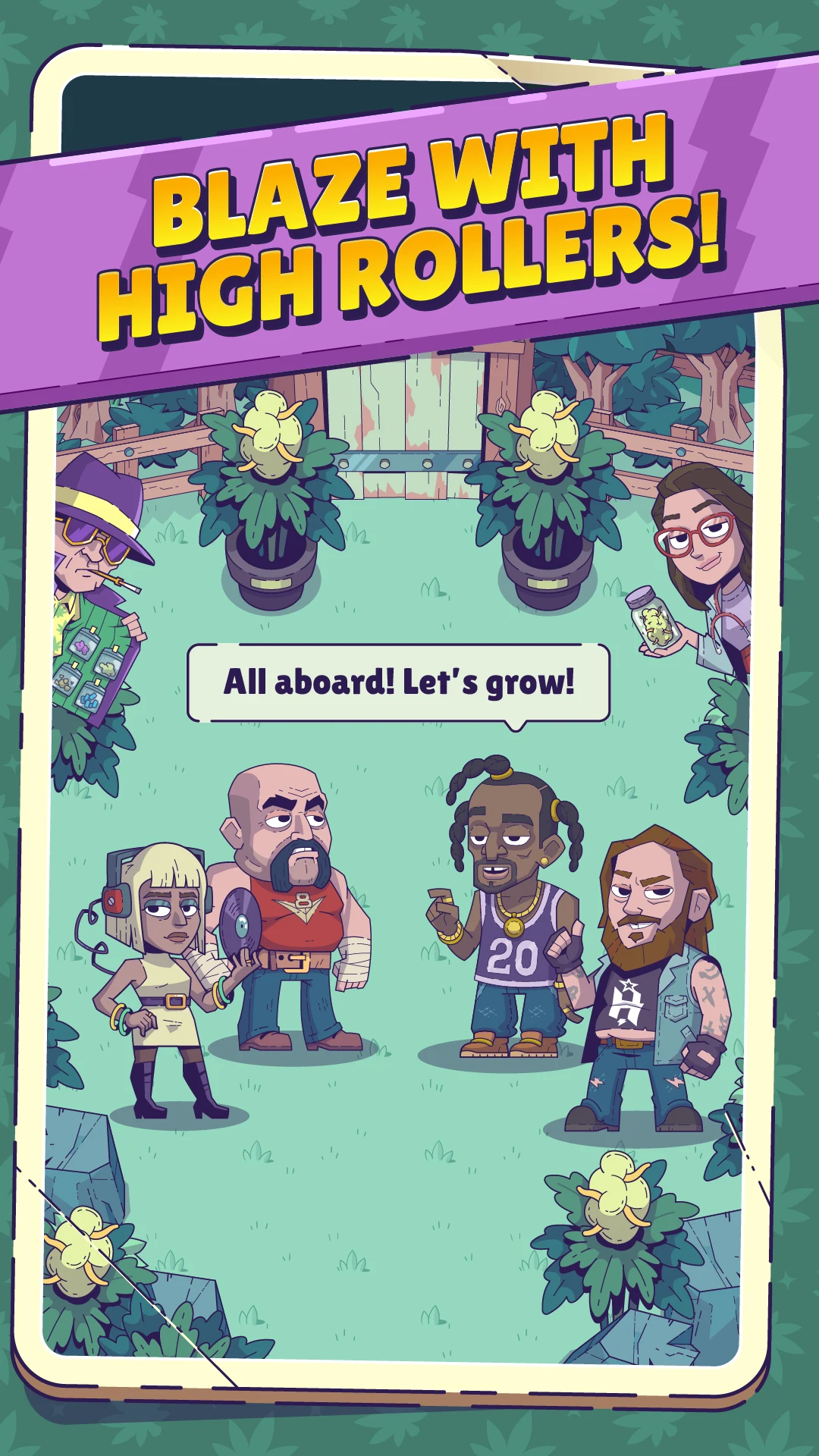 Weed Train : Idle Grow Tycoon screenshot