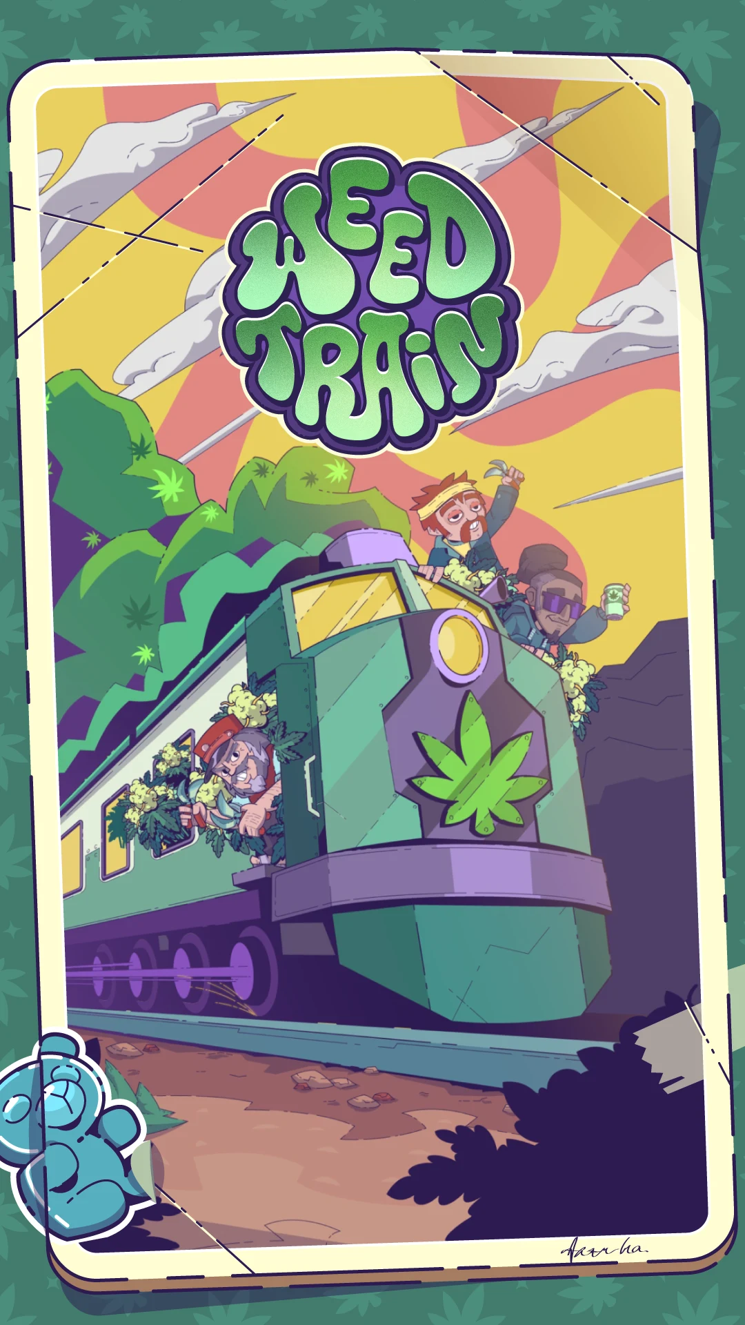 Weed Train : Idle Grow Tycoon screenshot
